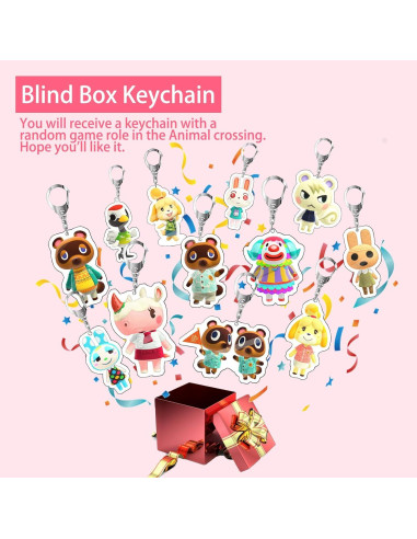 Funda de Transporte TIKOdirect para Switch Animal Crossing Rosa 8 en 1