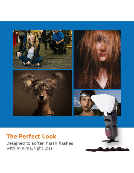 Difusor de Luz Frosted Ultrasoft LumiQuest con UltraStrap