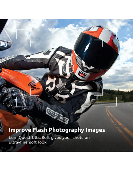 Difusor de Luz Frosted Ultrasoft LumiQuest con UltraStrap