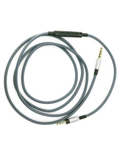 Cable de Auriculares ZEZEFUFU 1.2m con Control y Micrófono para Sennheiser