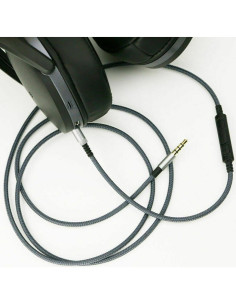Cable de Auriculares ZEZEFUFU 1.2m con Control y Micrófono para Sennheiser 2