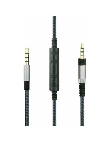 Cable de Auriculares ZEZEFUFU 1.2m con Control y Micrófono para Sennheiser