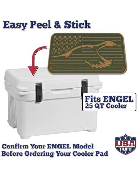 Pad Antideslizante EVA USATuff para Enfriador Engel 25 QT