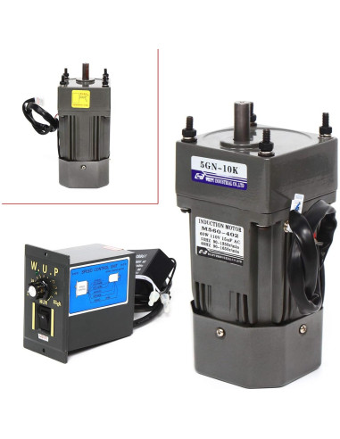 Motor de Engranaje AC 110V 60W Reversible con Controlador