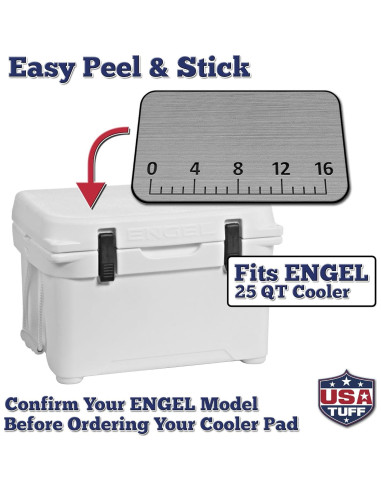 Pad Antideslizante EVA USATuff para Enfriador Engel 25 QT