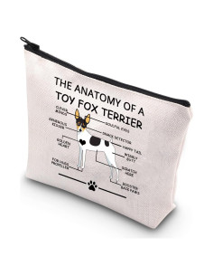 Bolsa de Maquillaje VAMSII Zorro 23.5x17cm Lona Algodón