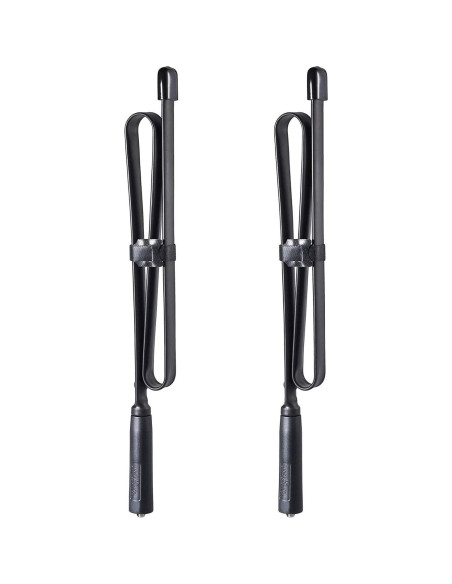 Antena de Radio Ham Plegable Bingfu 2-Pack VHF UHF 136-520MHz