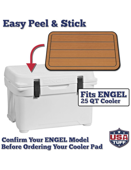 Pad Antideslizante EVA USATuff para Enfriador Engel 25 QT