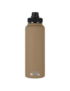 Botella de Agua Grizzly 1.13L Aislada Acero Inoxidable Arena