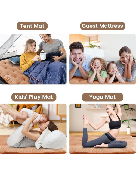 Colchón Futón Japonés ZonLi Individual 203x99 cm 100% Algodón