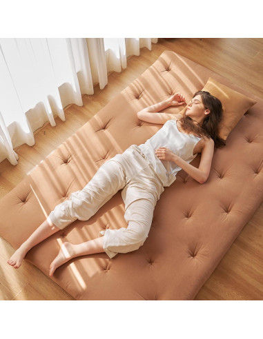 Colchón Futón Japonés ZonLi Individual 203x99 cm 100% Algodón