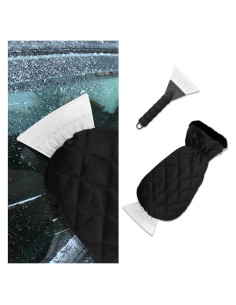 Raspador de Hielo con Guante Kutyun, Impermeable y Cálido