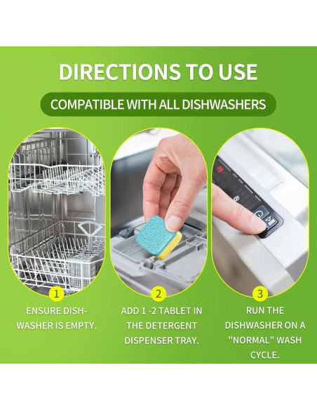 Limpiador y Desodorante para Lavavajillas NATRUTH - 30 Tabletas Aroma Limón