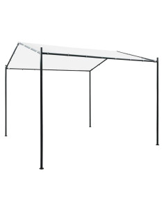 Gazebo ZQQLVOO Blanco 3x3m Jardín Impermeable UV