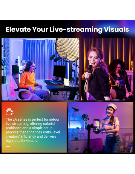 Godox LA150R Luz LED RGB 165W 57100Lux 1800K-10000K