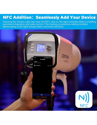 Godox LA150R Luz LED RGB 165W 57100Lux 1800K-10000K