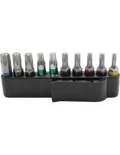 Kit de Bits Torx Jake Sales T10 a T40 con Soporte 2