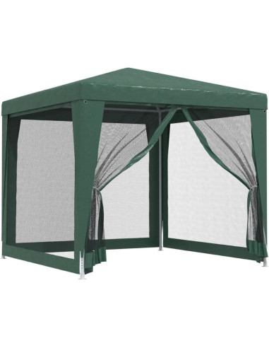 Carpa de Fiesta ANYCHOLE 2.5m x 2.5m con Paredes de Malla