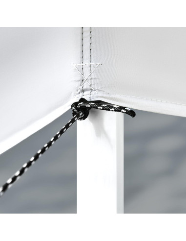 Carpa Plegable Yaheetech 15.7 m Gris Claro/Verde Ajustable