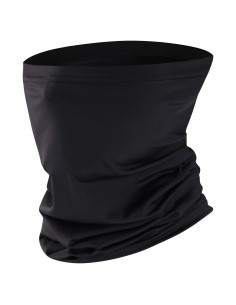 Gaiter de Cuello UV Negro para Hombres y Mujeres - Bufanda Facial Multifuncional