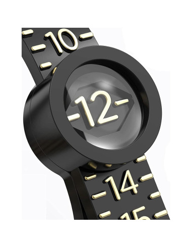 Medidor de Talla de Anillo Duxesuk con Lupa Reutilizable 1-17