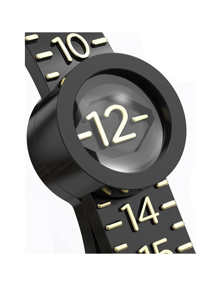 Medidor de Talla de Anillo Duxesuk con Lupa Reutilizable 1-17