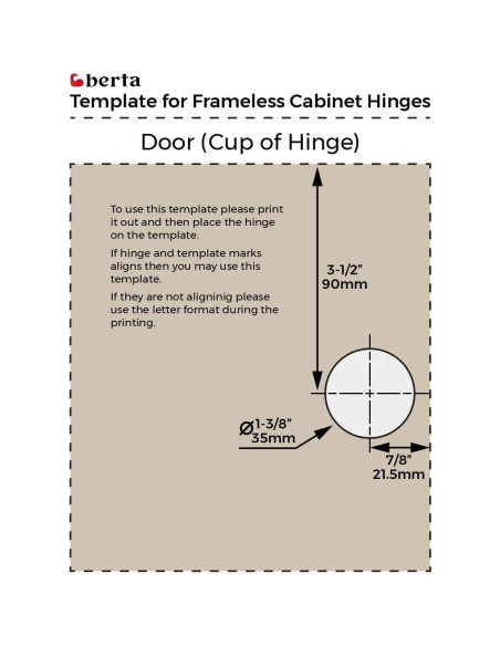 Juego de 2 Bisagras de Cierre Suave Berta 110 Grados