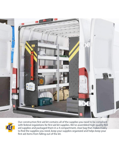 Kit de Primeros Auxilios Metal MFASCO 115 Pcs - Vehículos Comerciales