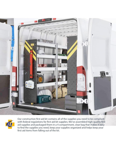 Kit de Primeros Auxilios Metal MFASCO 115 Pcs - Vehículos Comerciales