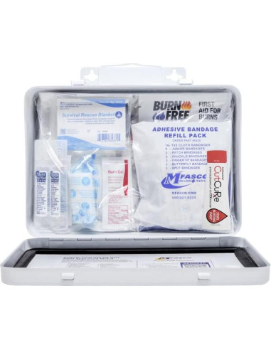 Kit de Primeros Auxilios Metal MFASCO 115 Pcs - Vehículos Comerciales