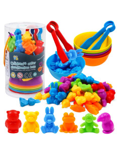 Juguetes de Clasificación de Colores NAODONGLI para Niños 3-6 Años