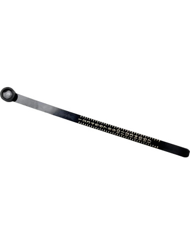 Medidor de Talla de Anillo Duxesuk con Lupa Reutilizable 1-17