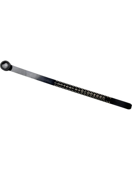 Medidor de Talla de Anillo Duxesuk con Lupa Reutilizable 1-17