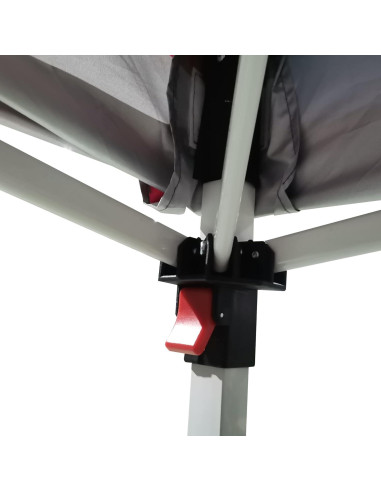 Carpa Plegable Outsunny 3x3m con Pared Lateral Removible