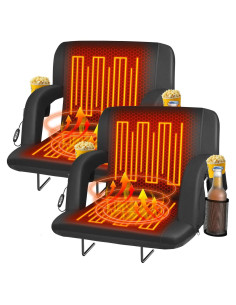 Asientos de Estadio Calentados Seeutek 2PC 63.5cm con Respaldo