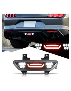 Luz de Freno LED Tercera Auto Dynasty para Ford Mustang 15-18