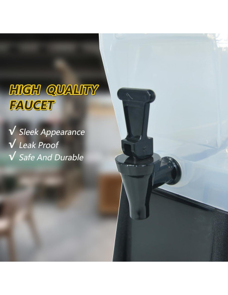 Dispensador de Bebidas Frías CLIVIA 11L para Fiestas y Eventos