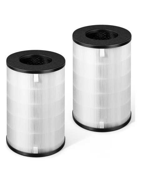 Filtro de Reemplazo HEPA AP-T40FL Homedics 5 en 1 - 2 Paquetes