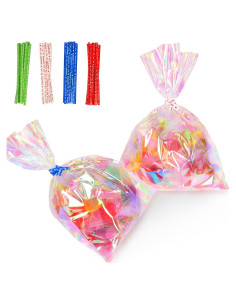Bolsas de Celofán Iridiscentes Kamachic 120 Pcs 12.7x17.8 cm