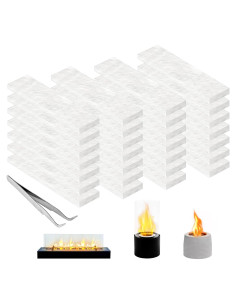 28 Mechas de Lana Cerámica Succulentlovers 20x5x0.6cm para Fogón