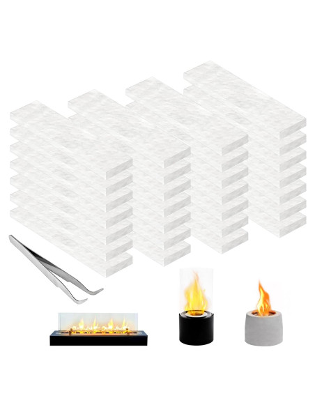 28 Mechas de Lana Cerámica Succulentlovers 20x5x0.6cm para Fogón