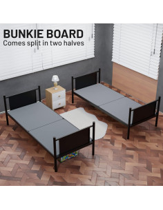 Tablero Bunkie Dividido Zutan 1.5" Juego de 2 Twin XL 2