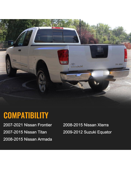 Luces de Placa LED Gempro Ámbar para Nissan y Suzuki