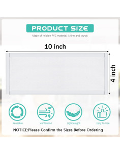 Cubiertas de Ventilación Magnéticas Shappy 10.16x25.4 cm - 6 Piezas 2