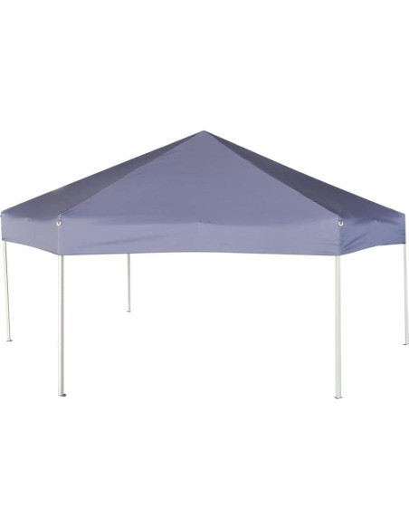 Carpa Plegable ZQQLVOO 3.6x3.1m Azul Oscuro con 6 Paredes