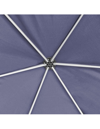 Carpa Plegable ZQQLVOO 3.6x3.1m Azul Oscuro con 6 Paredes
