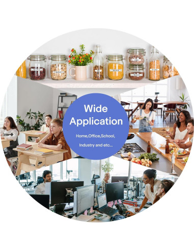 Cinta de Etiqueta Laminada Greencycle TZe-211 6mm Negra sobre Blanca - Paquete de 3