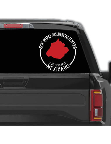 Calcomanía para Trocas Aguascalientes Vinilo Resistente