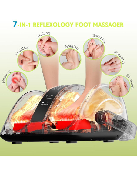 Masajeador de pies CARESKYpro FM801 con calor y 3 niveles