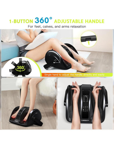 Masajeador de pies CARESKYpro FM801 con calor y 3 niveles